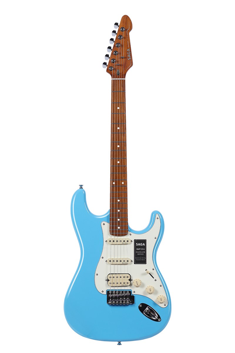 Gitara elektryczna SAGA SMF1314H BL (HSS)