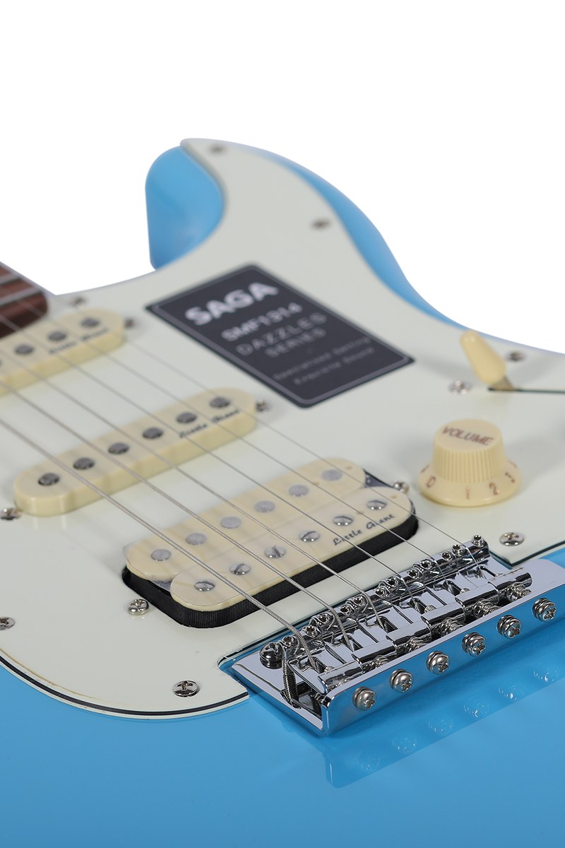 Gitara elektryczna SAGA SMF1314H BL (HSS)