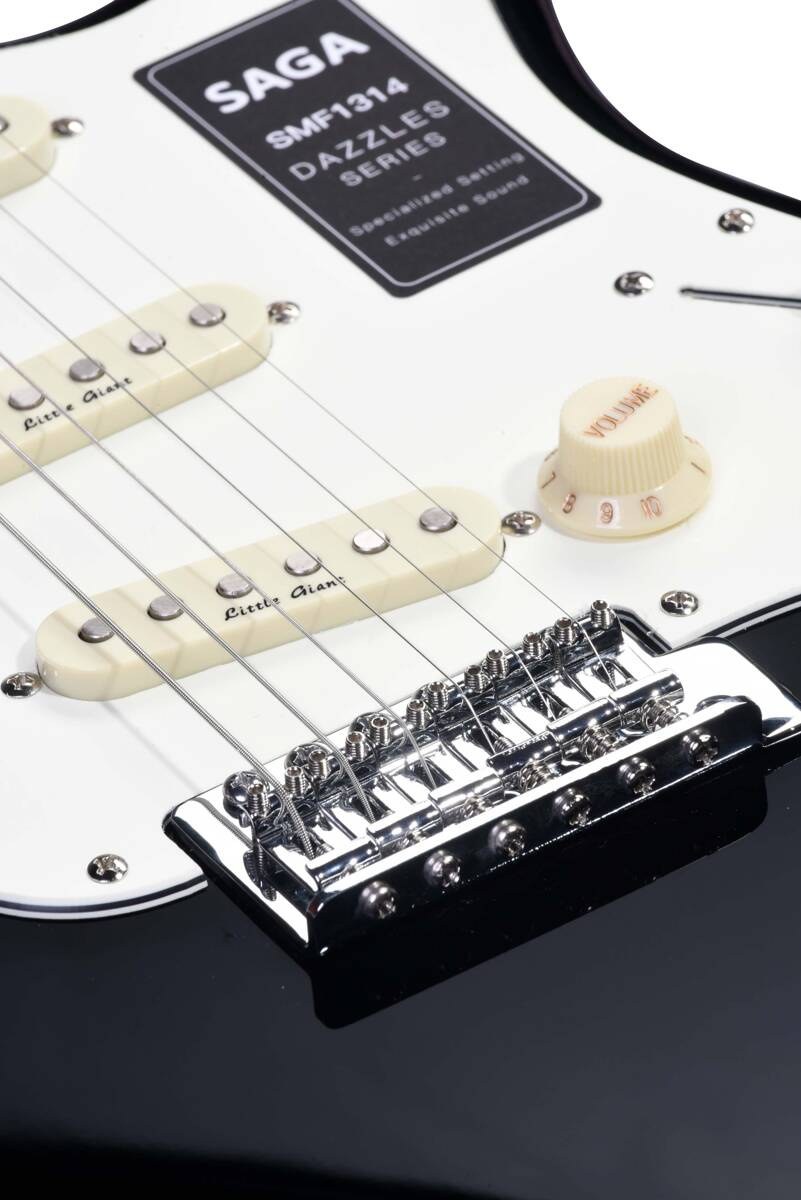 Gitara elektryczna SAGA SMF1314 BK (SSS)