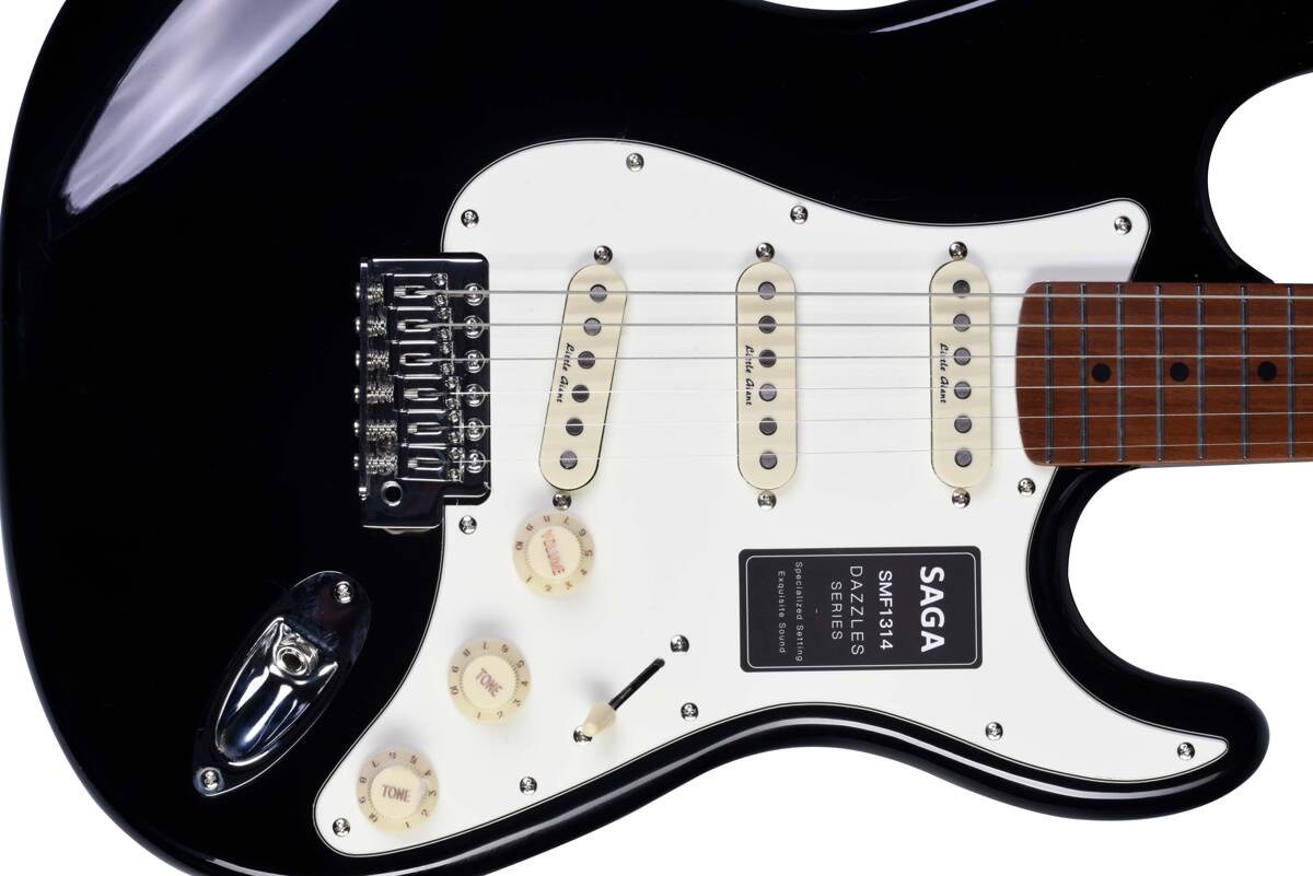 Gitara elektryczna SAGA SMF1314 BK (SSS)