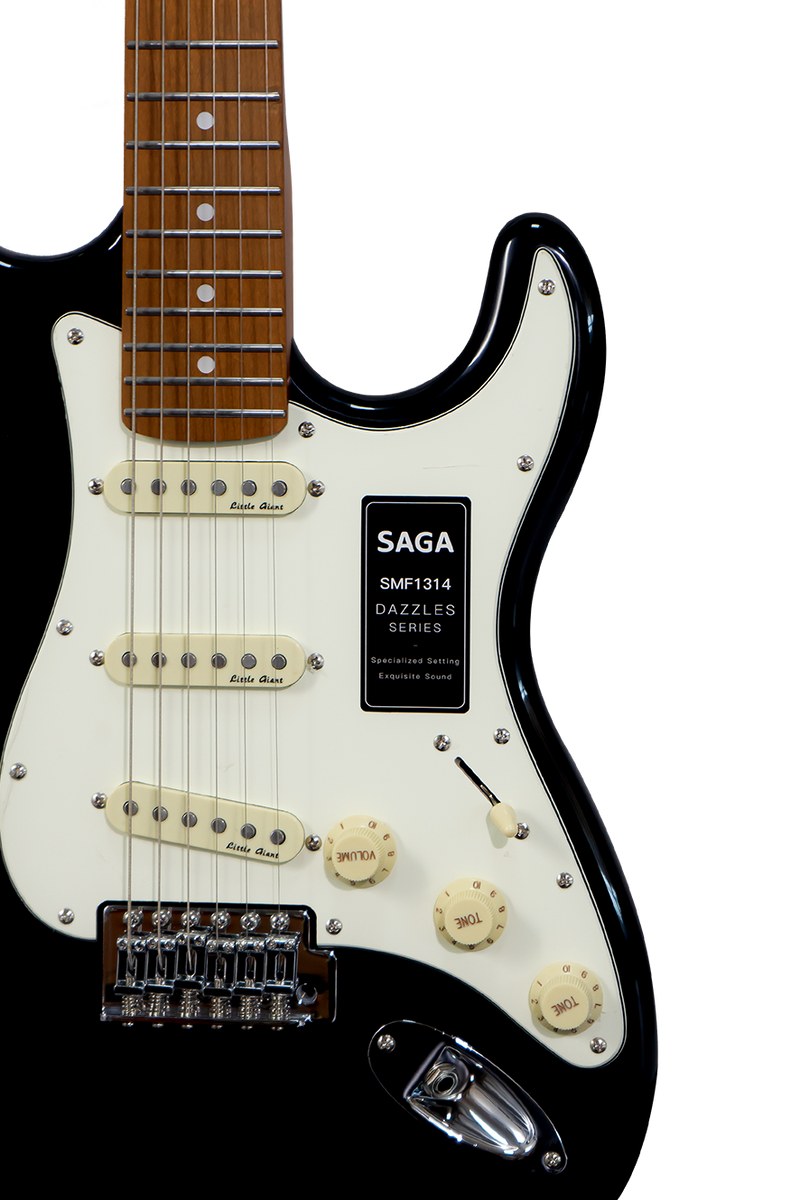 Gitara elektryczna SAGA SMF1314 BK (SSS)
