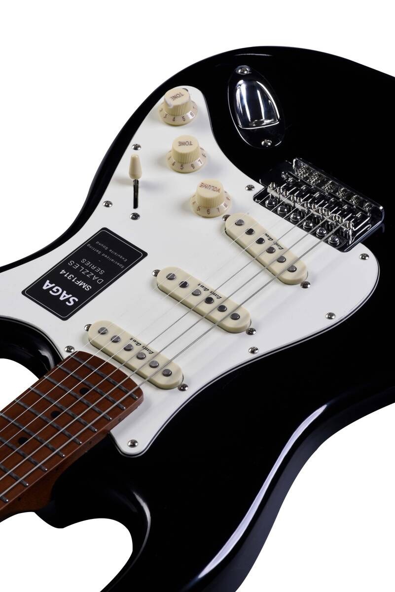 Gitara elektryczna SAGA SMF1314 BK (SSS)