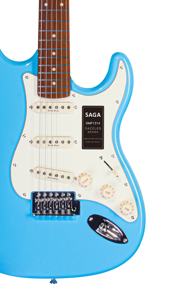 Gitara elektryczna SAGA SMF1314 BL (SSS)