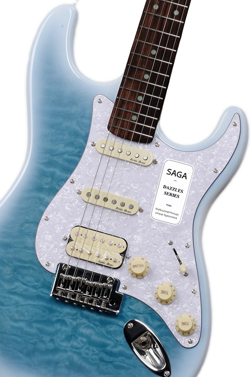 Gitara elektryczna SAGA Dazzles Cosmic Ocean (HSS)