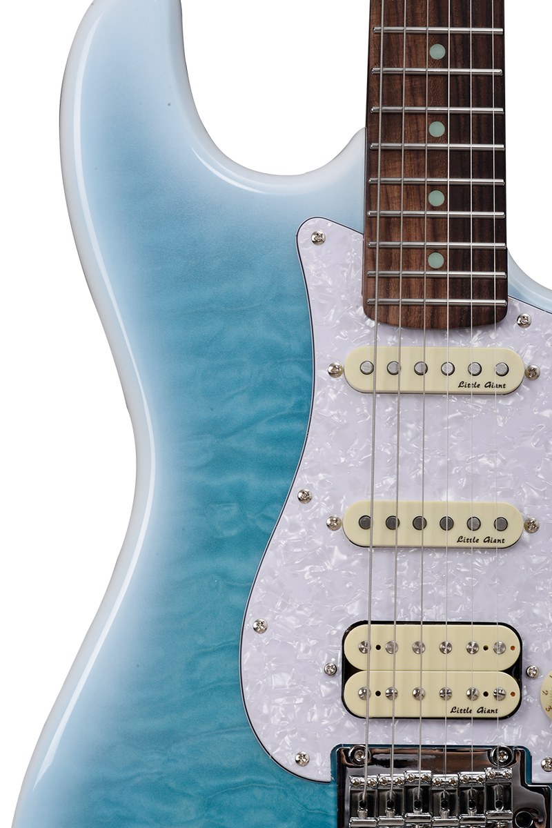 Gitara elektryczna SAGA Dazzles Cosmic Ocean (HSS)