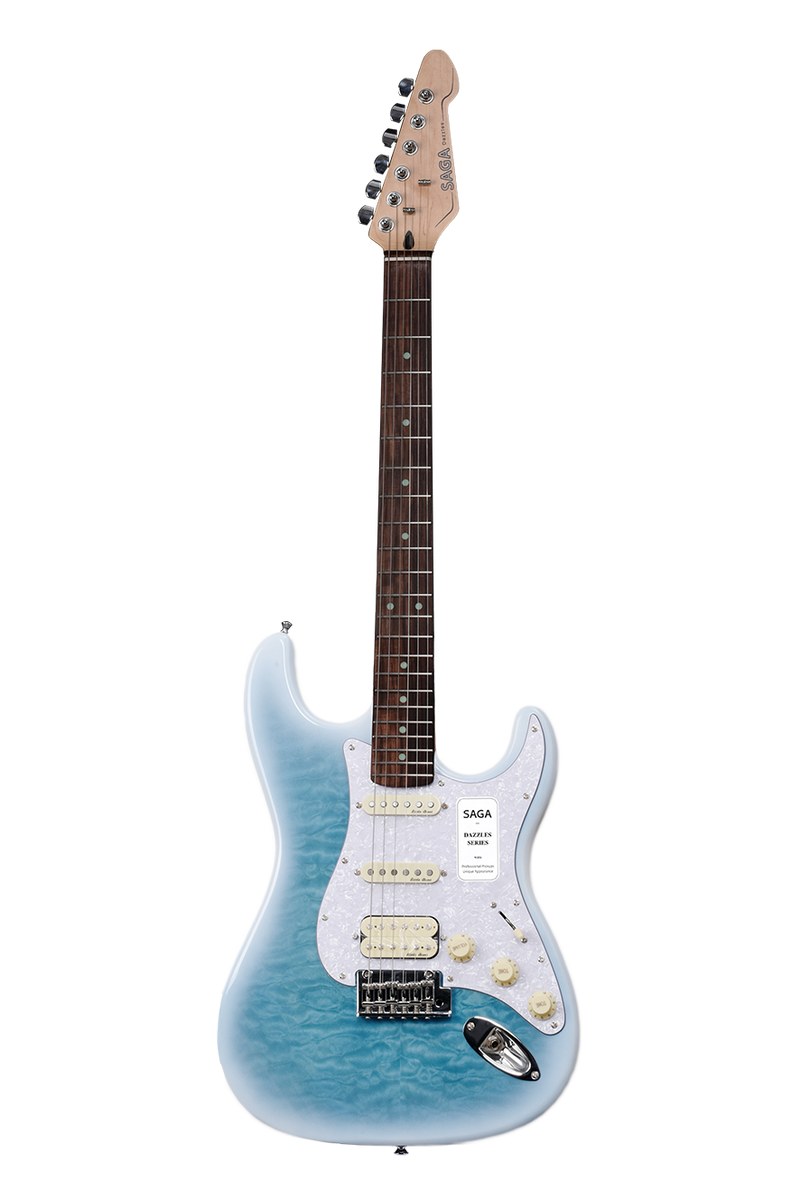 Gitara elektryczna SAGA Dazzles Cosmic Ocean (HSS)