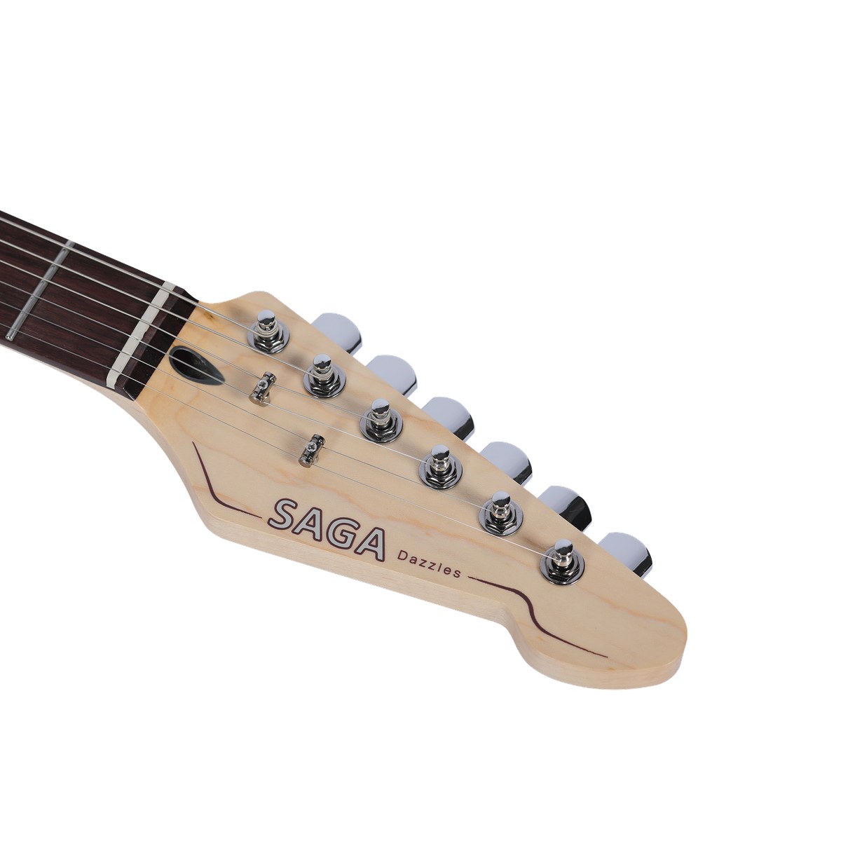 Gitara elektryczna SAGA Dazzles Mercury Gray (HSS)