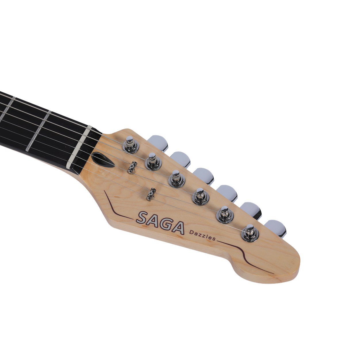 Gitara elektryczna SAGA Dazzles Dark Night Blue (HSS)