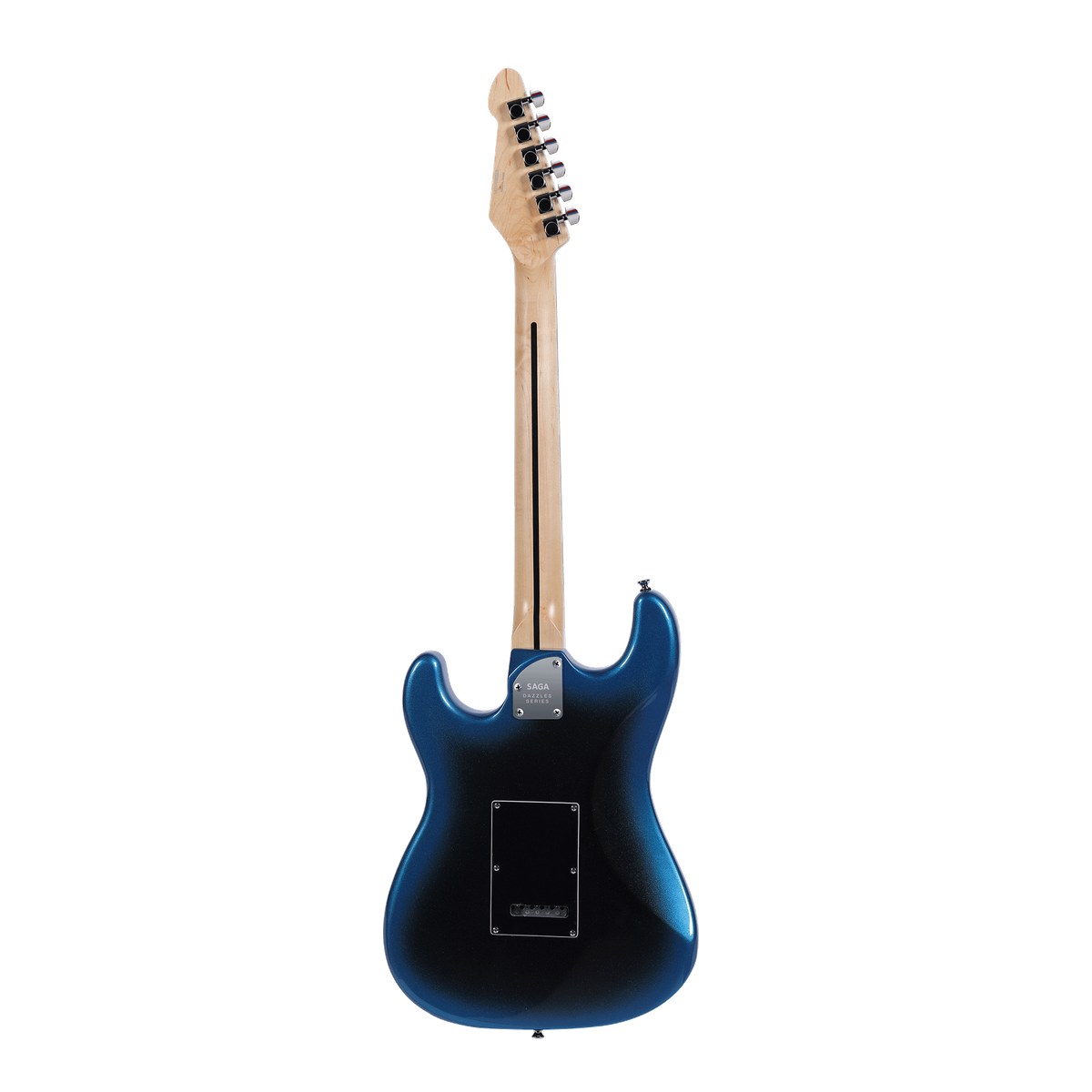 Gitara elektryczna SAGA Dazzles Dark Night Blue (HSS)