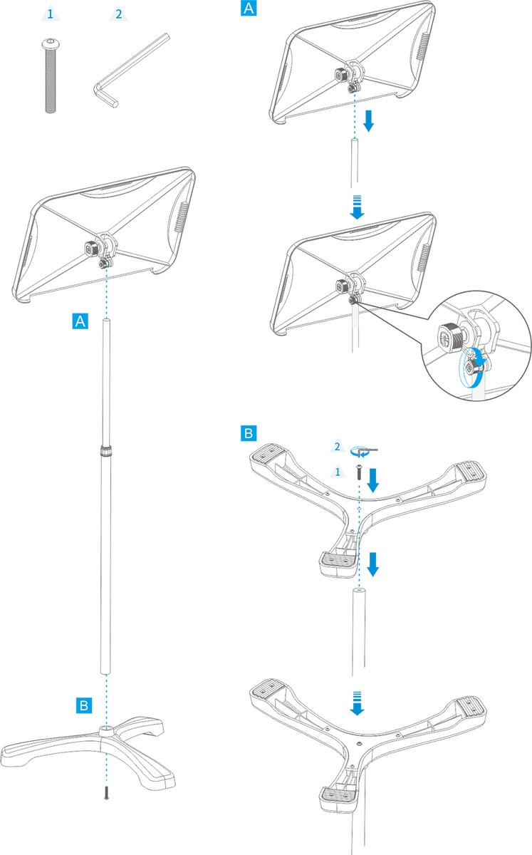 Professional Orchestra Music Stand Roxtone SMS100