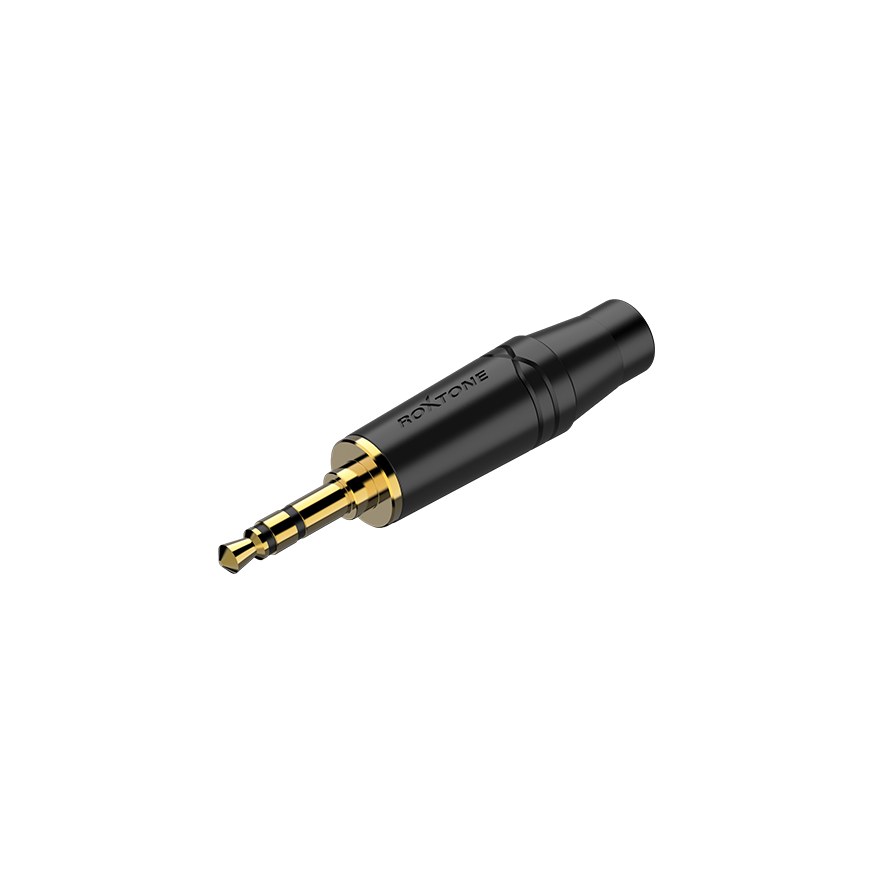 Wtyk typu Jack 3.5mm stereo Roxtone RMJ3PX-BG