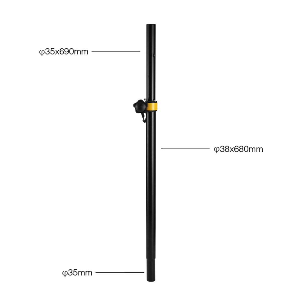 Dystans teleskopowy KA-LINE STAND S-39