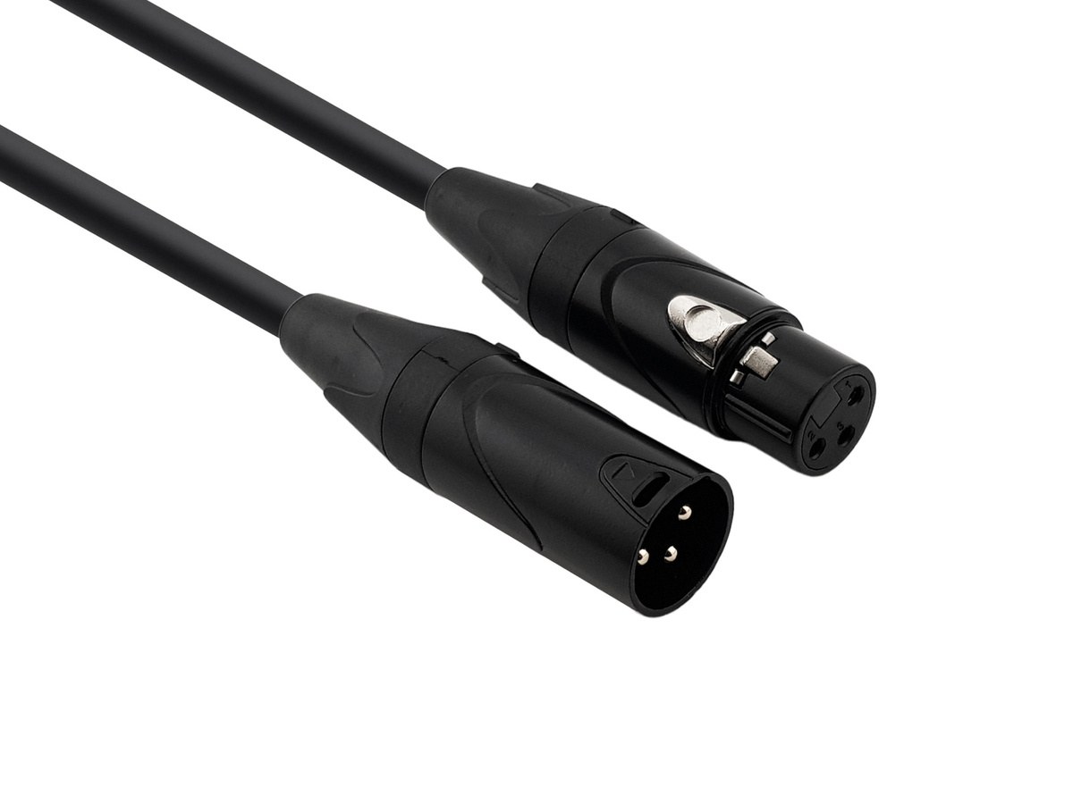 Kabel DMX REDS MUSIC XLR M - XLR F DX0105BX - 0,5m