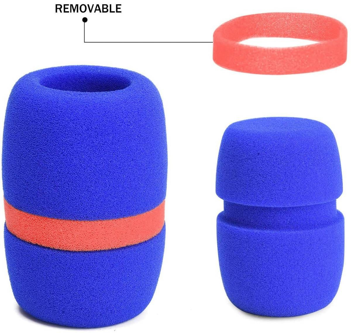 Osłona przeciwwietrzna do mikrofonu IGO SYSTEM MCR-001 Czerwony