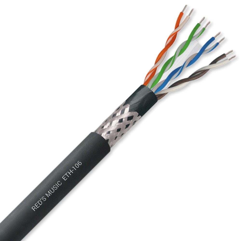 Kabel cyfrowy S/UTP Cat.6 250MHz Mobilny 4x2x0,18mm² REDS MUSIC ETH-106 — cena za 1 m