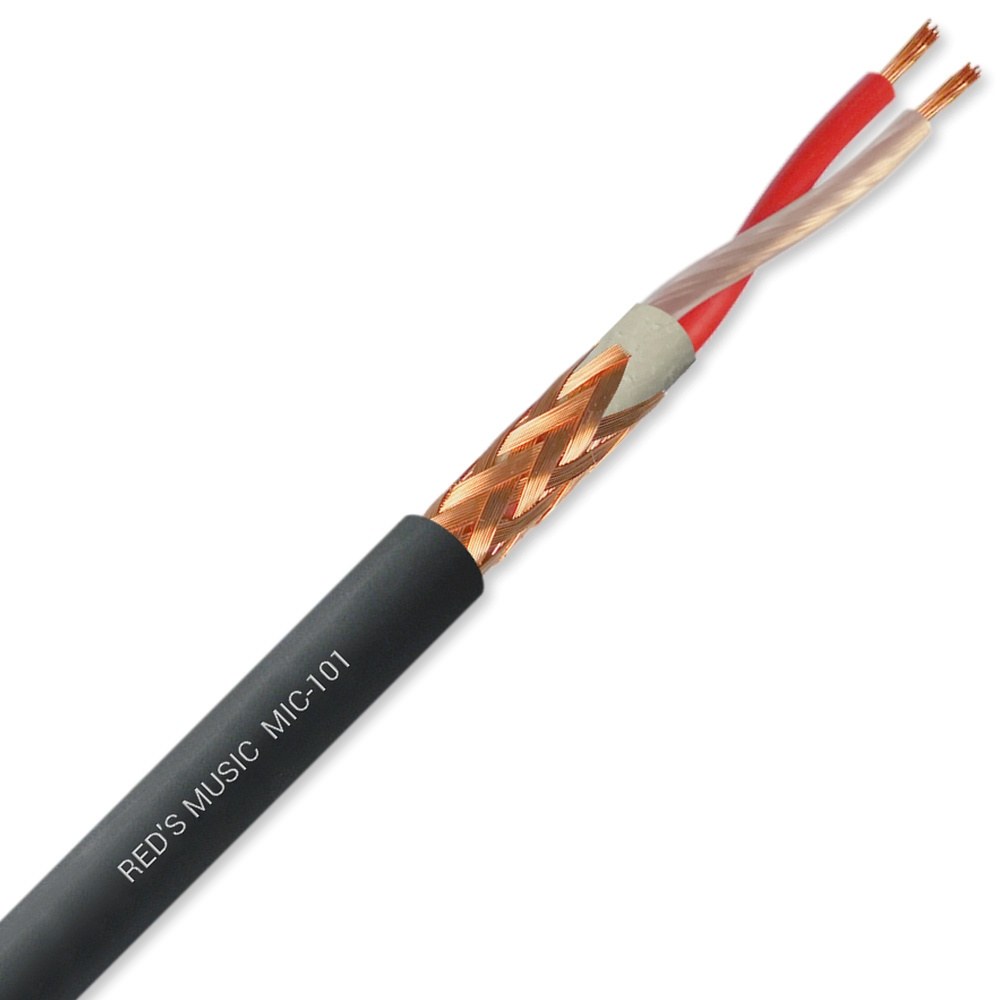 Kabel mikrofonowy 2 x 0.5mm² STUDIO na szpuli REDS MUSIC MIC-101 — cena za 1 m