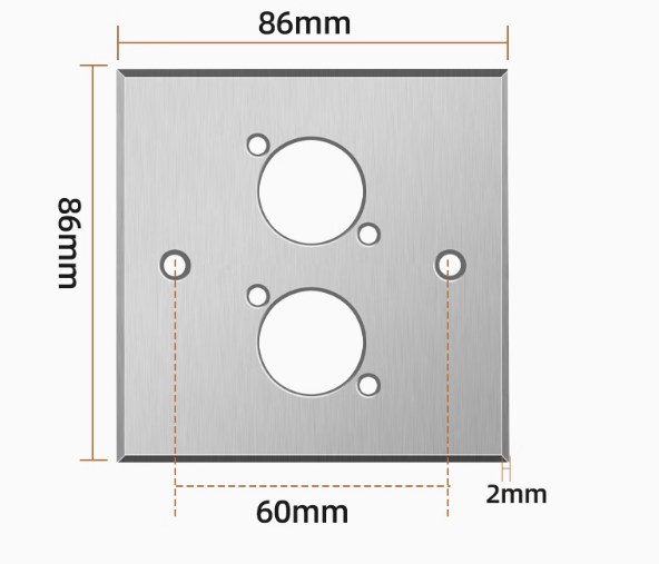 Panel montażowy Teriux TWP-2-SL