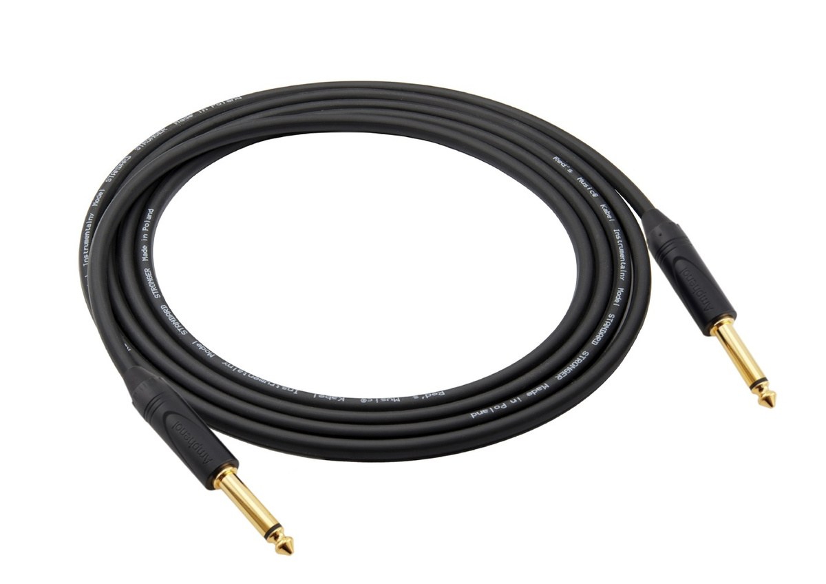 Kabel instrumentalny Red's Music – Jack 6.3mm / Jack 6.3mm – Stronger - GCSA1130 - 3m