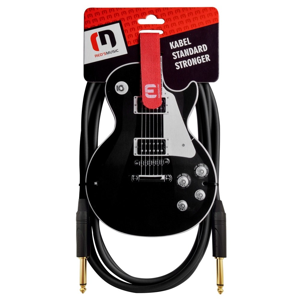 Kabel instrumentalny Red's Music – Jack 6.3mm / Jack 6.3mm – Stronger - GCSA1150 - 5m