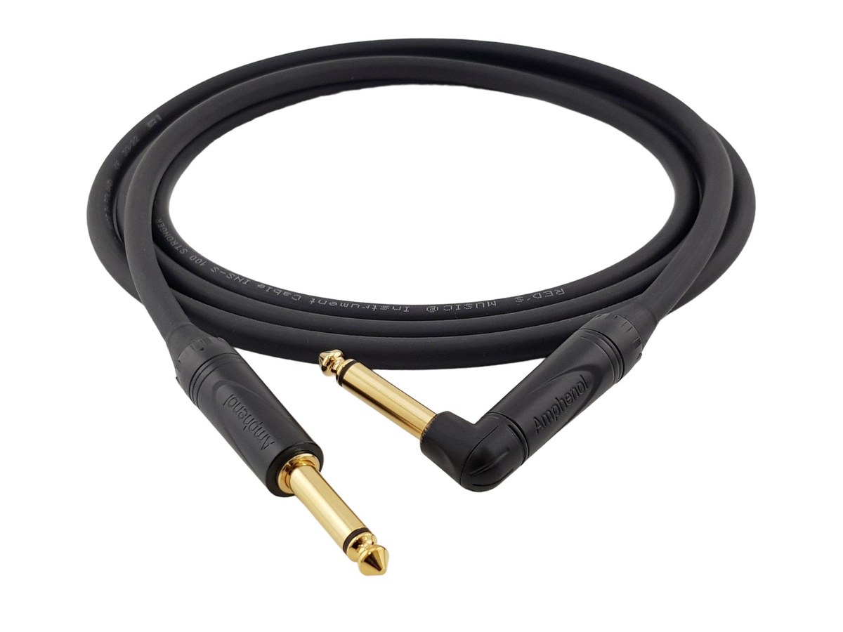 Kabel instrumentalny Red's Music – Jack 6.3mm / Jack kątowy 6.3mm – Stronger - GCSA1230 - 3m