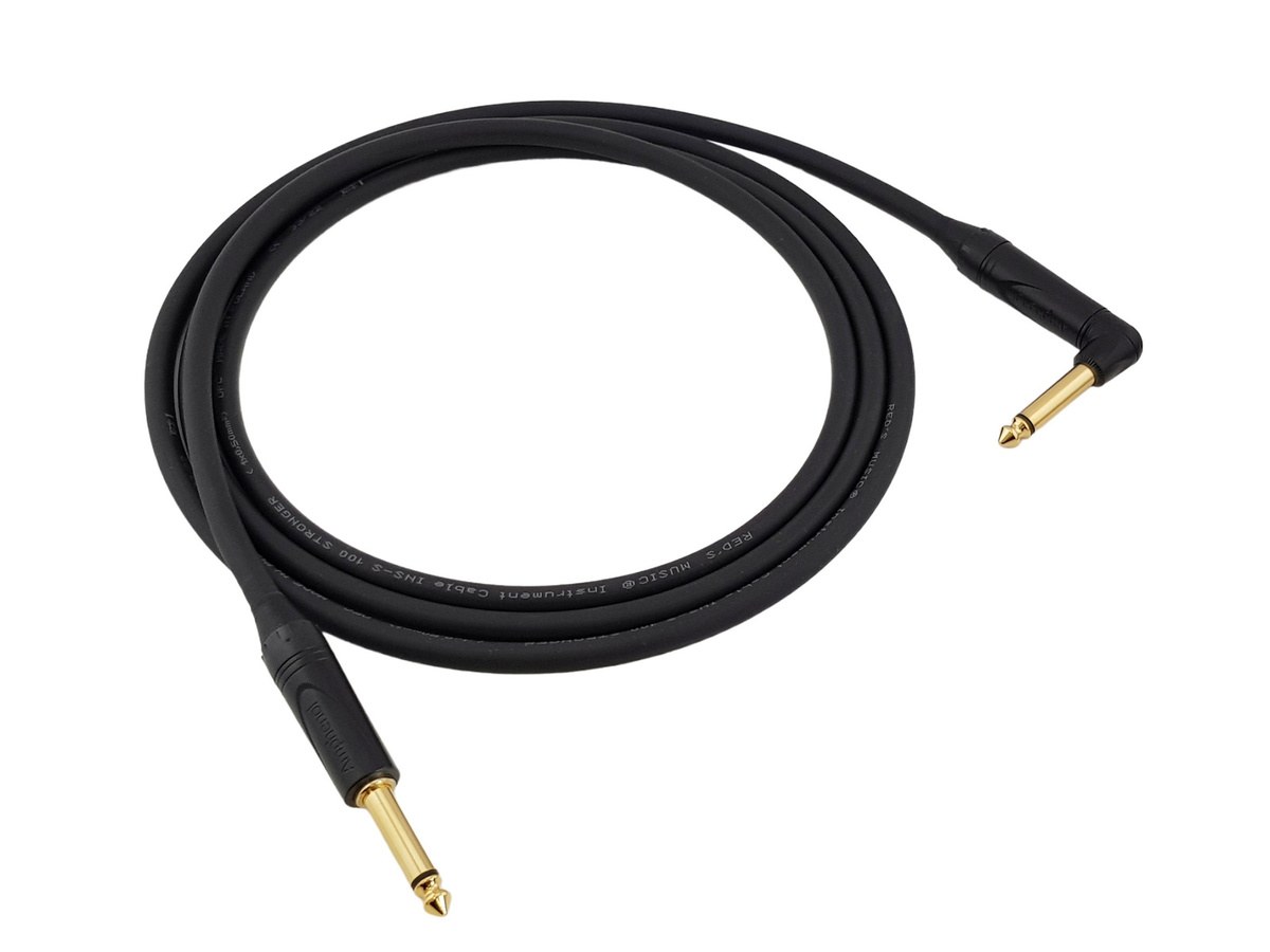 Kabel instrumentalny Red's Music – Jack 6.3mm / Jack kątowy 6.3mm – Stronger - GCSA1230 - 3m