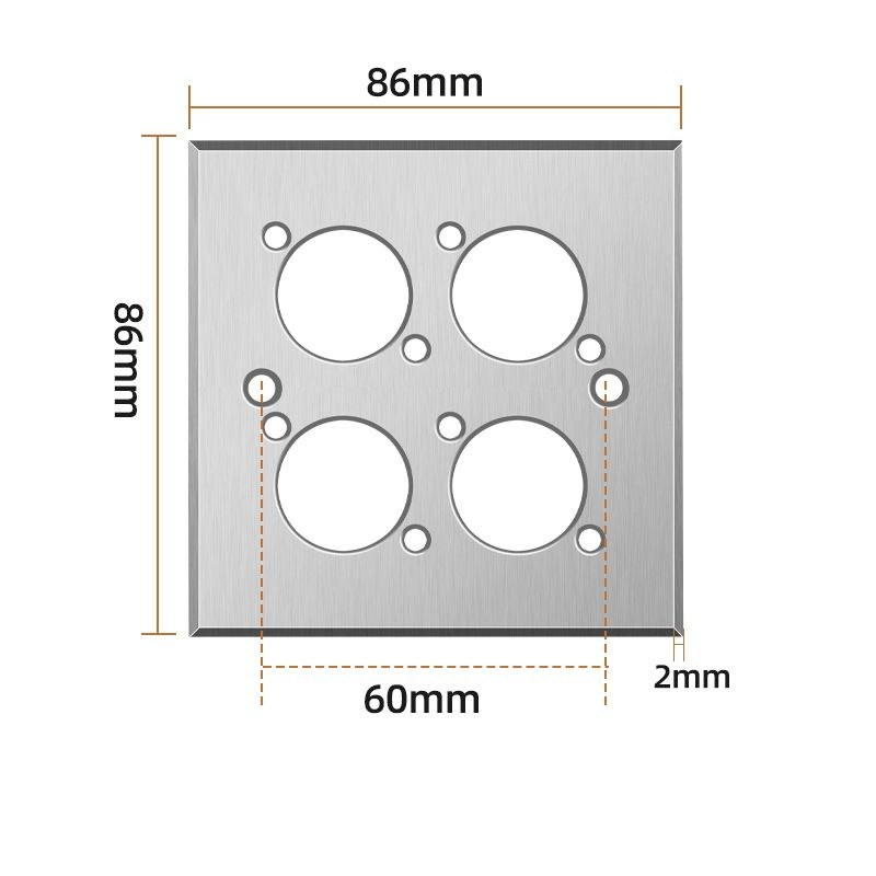 Panel montażowy Teriux TWP-4-SL