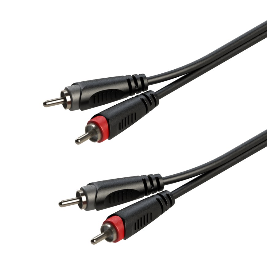 Kabel audio 2 x Wtyk RCA / 2 x Wtyk RCA 6m Roxtone SACC130L6