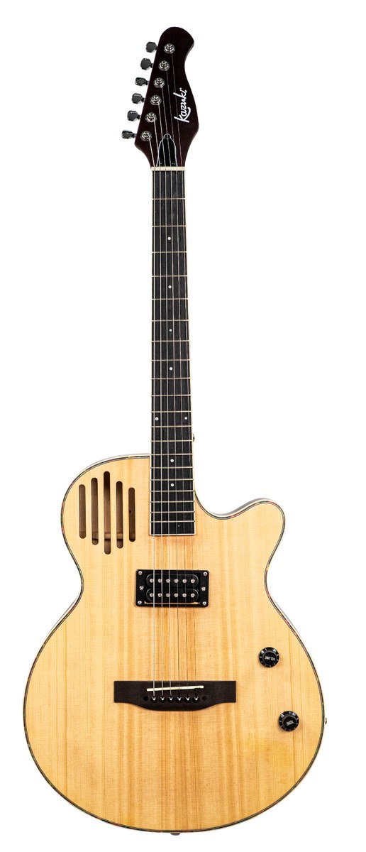 Gitara elektryczna hybrydowa 2 w 1 Kazuki AKZ-SA-40-NA