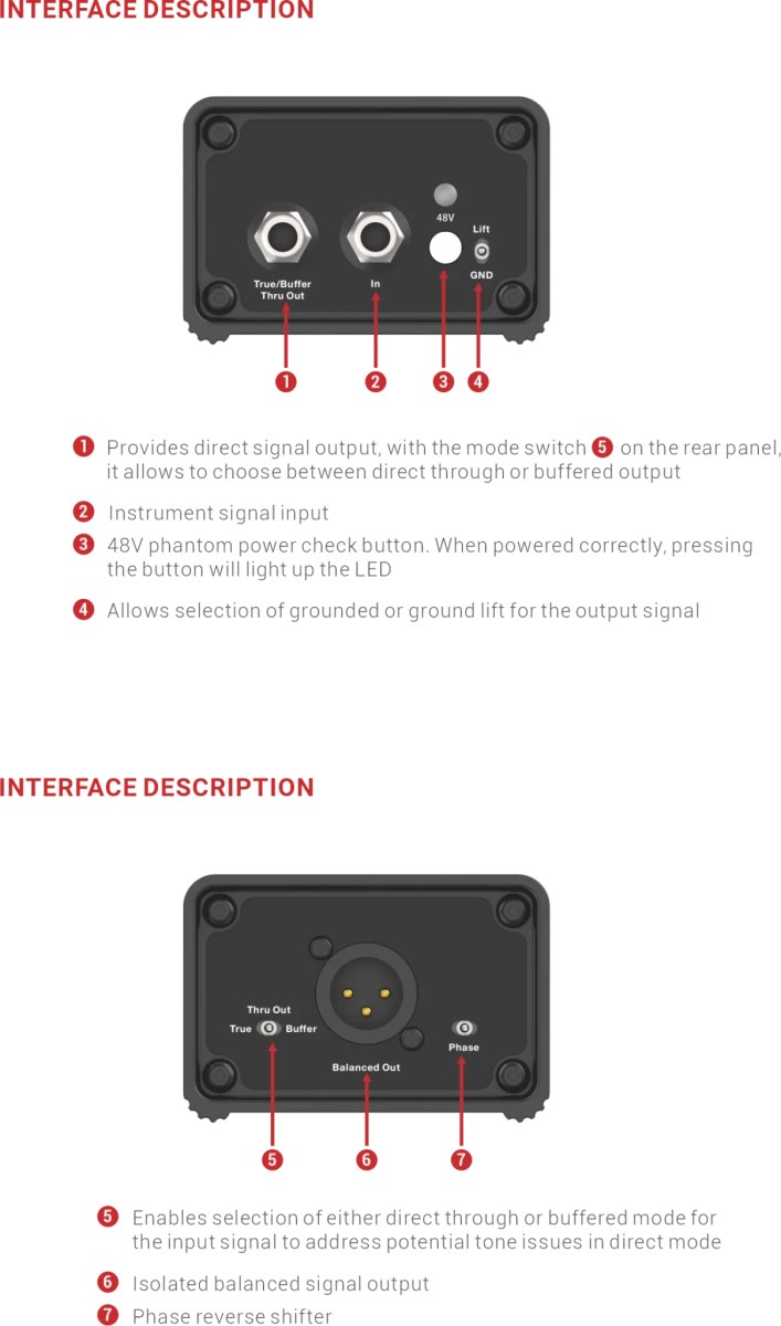 Aktywny DI-Box Musontek AD1L