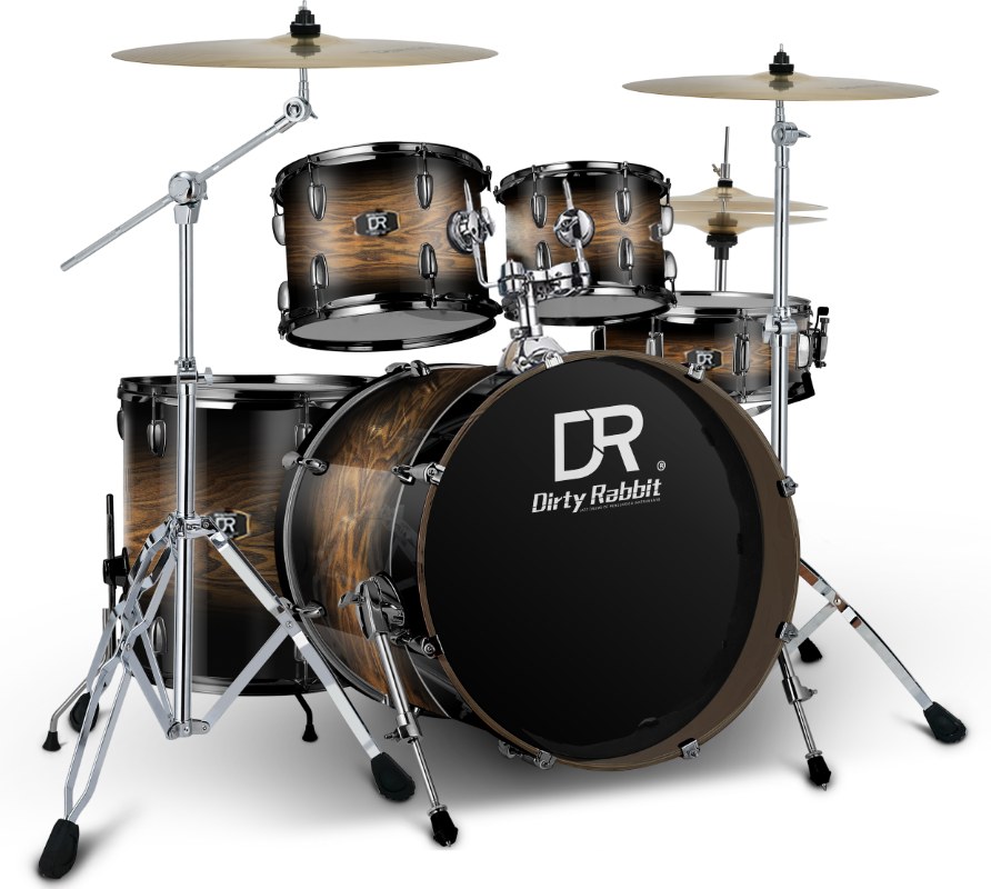 Zestaw perkusyjny Dirty Rabbit BF301-DBR