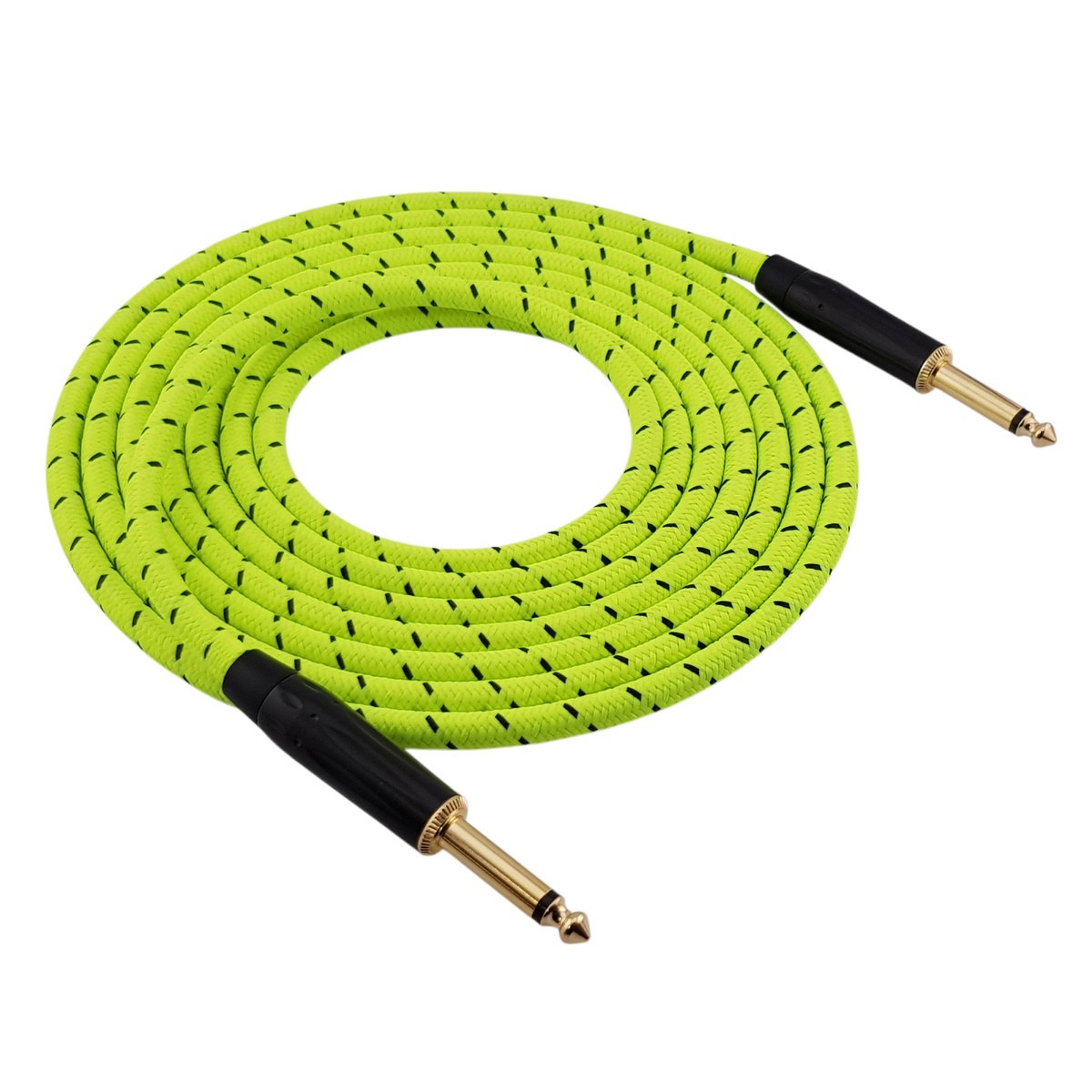Kabel instrumentalny Red's Music – Jack 6.3mm / Jack 6.3mm – FOP kabel w oplocie - GCF1150TB - 5m
