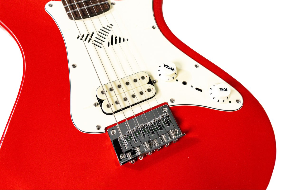 Gitara elektryczna ze wzmacniaczem Kazuki BKZ-SM101ST-CRD