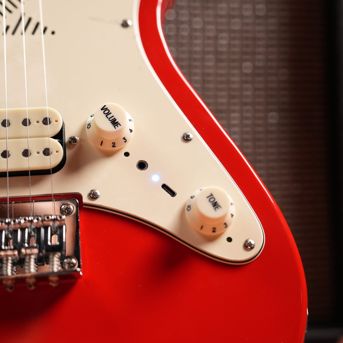 Gitara elektryczna ze wzmacniaczem Kazuki BKZ-SM101ST-CRD