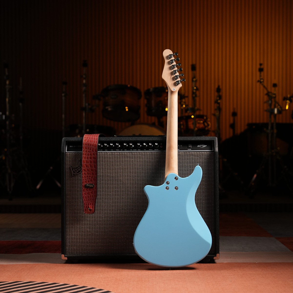 Gitara elektryczna ze wzmacniaczem Kazuki BKZ-SM101ST-CBL