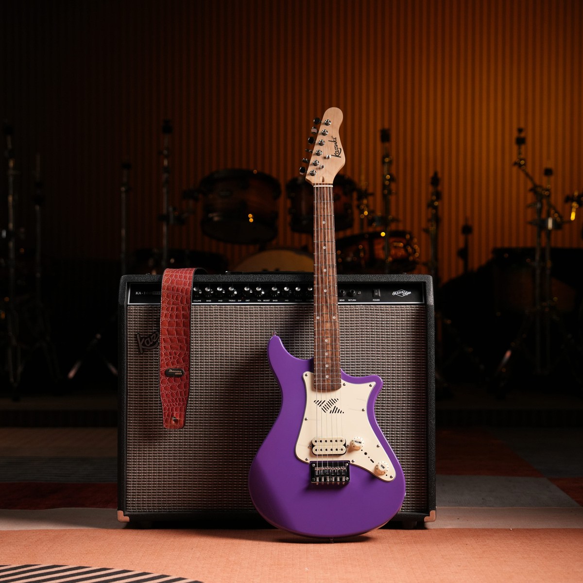 Gitara elektryczna ze wzmacniaczem Kazuki BKZ-SM101ST-CG