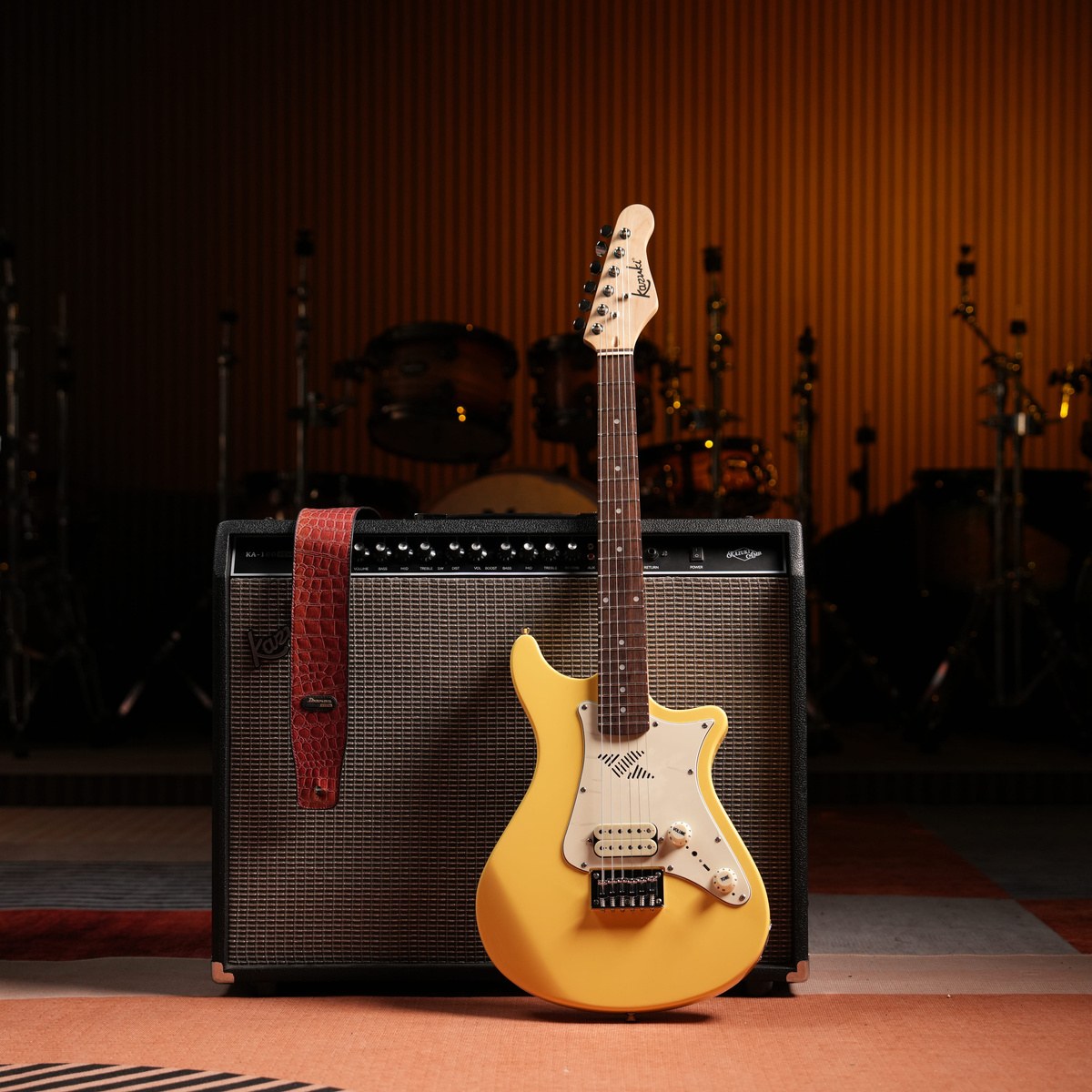 Gitara elektryczna ze wzmacniaczem Kazuki BKZ-SM101ST-LD