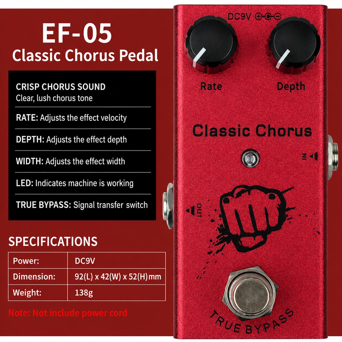 Efekt do gitary Chorus KERA EF-05