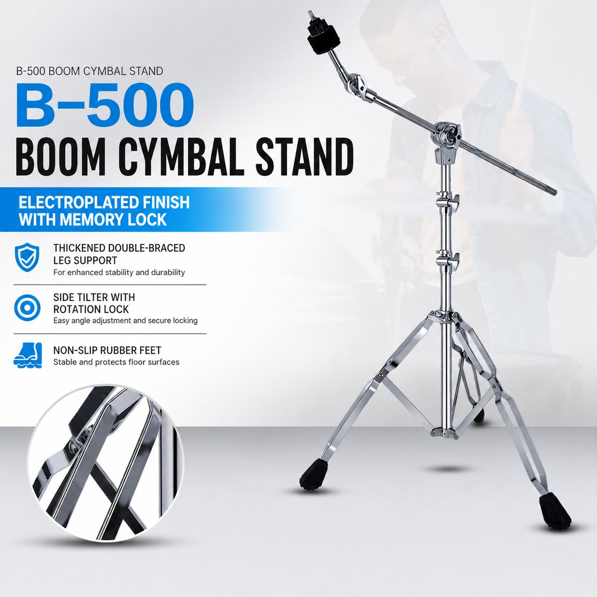 Statyw pod talerz Crash/Ride Dirty Rabbit B-500