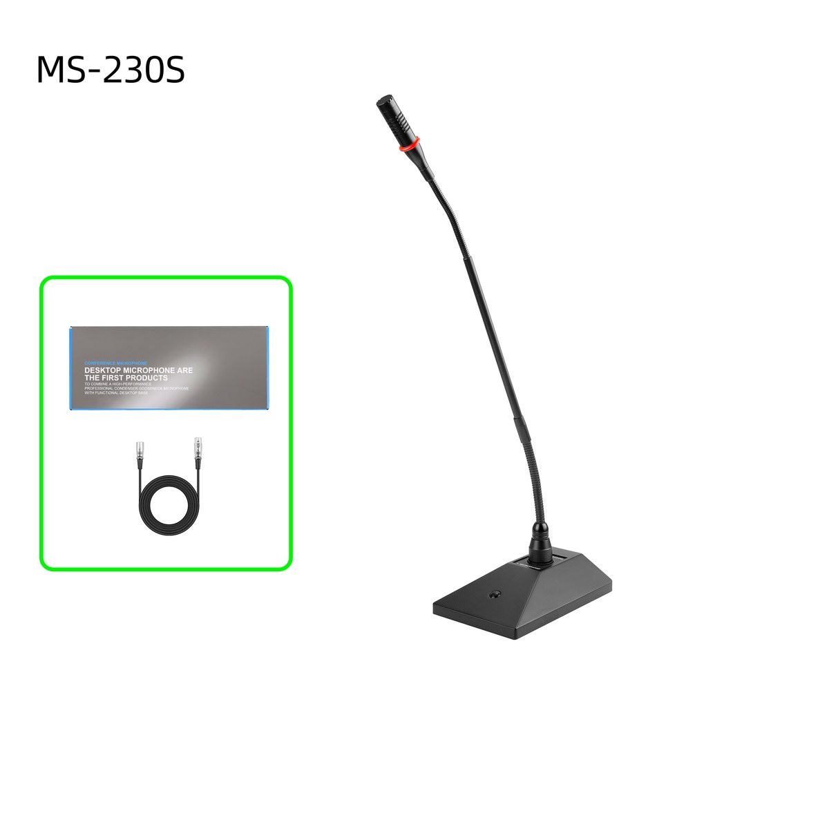 Mikrofon konferencyjny pojemnościowy XLR IGO SYSTEM MS-230S