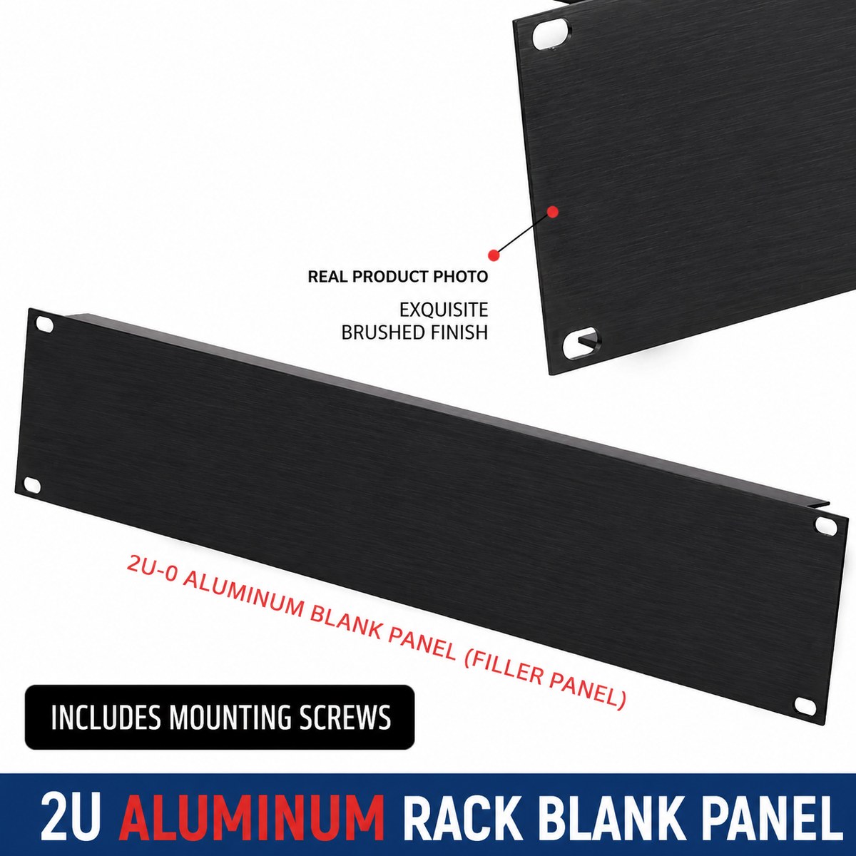 Patch panel pusty RACK 19" 2U Kera Audio 2U-0