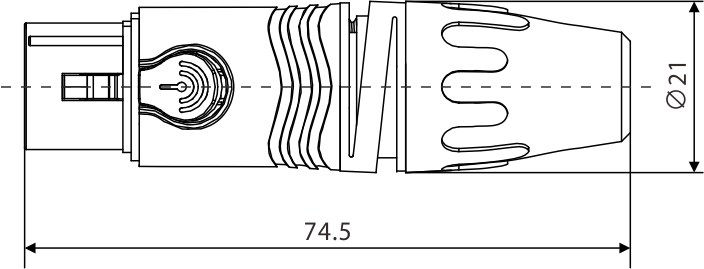 Wtyk typu XLR Roxtone XF3WG