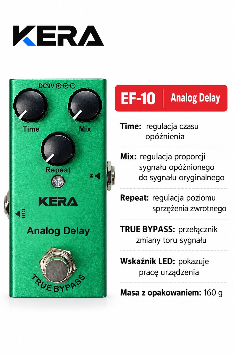 Efekt do gitary Delay KERA EF-10