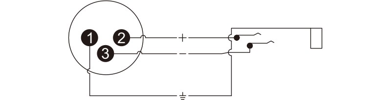 Redukcja przejściówka wtyk XLR męski do Jack 6.3mm Stereo żeński z blokadą Roxtone RA3XMJF