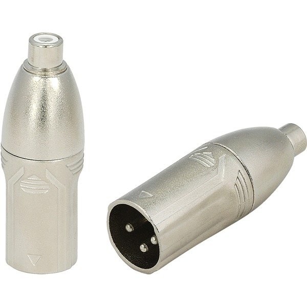 Redukcja przejściówka wtyk XLR męski do gniazdo RCA (chinch) Roxtone RA2XMPF