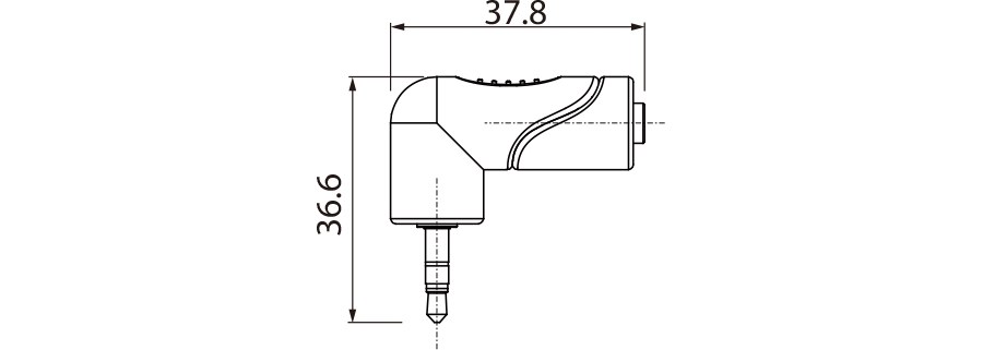 Redukcja przejściówka Wtyk Jack 3.5mm Stereo do Gniazdo Kątowe Jack 3.5mm Stereo Roxtone RPAN200