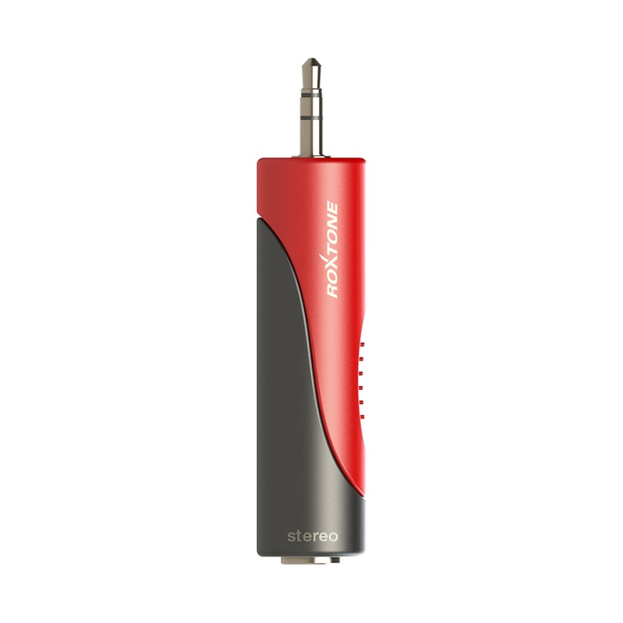 Redukcja przejściówka Wtyk Jack 3.5mm Stereo do Gniazdo Jack 6.3mm Stereo Roxtone RPAN220