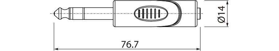 Redukcja przejściówka Wtyk Jack 6.3mm Stereo do Gniazdo Jack 3.5mm Stereo Roxtone RPAN240