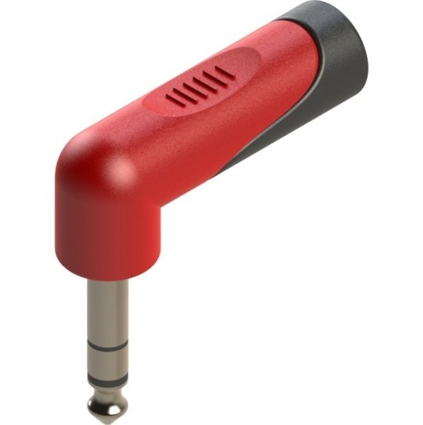 Redukcja przejściówka Wtyk Jack 6.3mm Stereo do Gniazdo Kątowe Jack 6.3mm Stereo Roxtone RPAN280