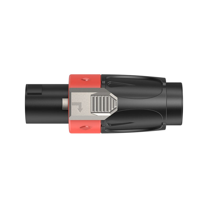 Wtyk głośnikowy czerwony 4-pin Roxtone RS4F-N-RD