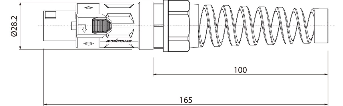 Wtyk głośnikowy 4-pin Roxtone RS4FX-N